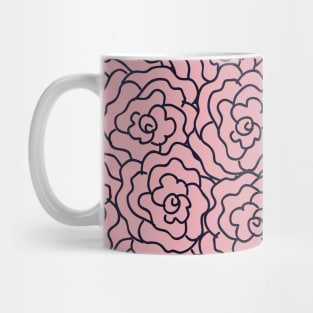 Elegance Seamless pattern with flowers Mug